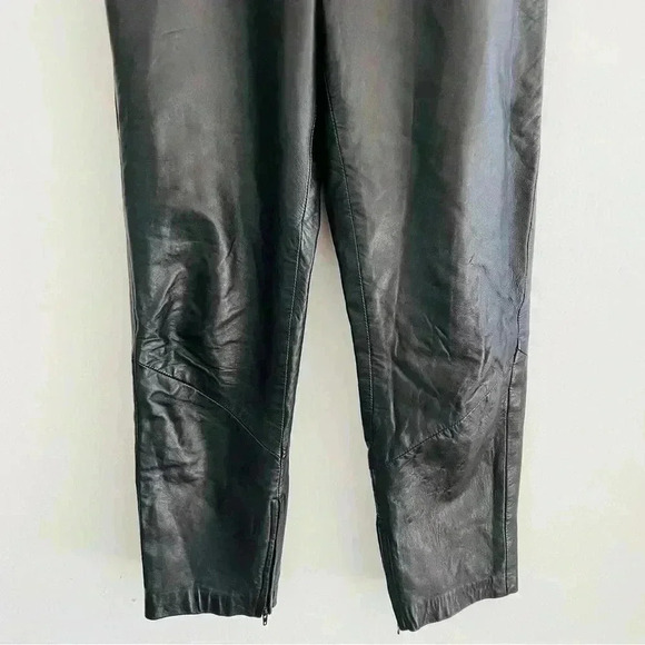 Vintage Danier Leather Pants High Waisted - Picture 5 of 12